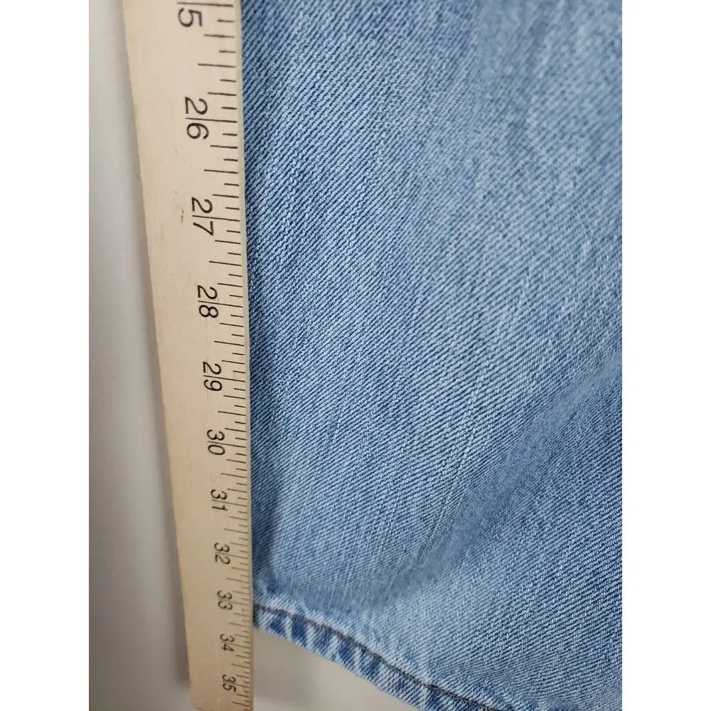 Levi's 560 Jeans Men's 36x34 Comfort Fit Tapered Baggy light wash dadcore